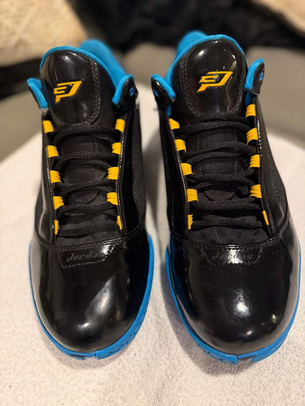Air Jordan 13 Retro CP3 PE 'Hornets Away' Black/Sunstone/Orion Blue